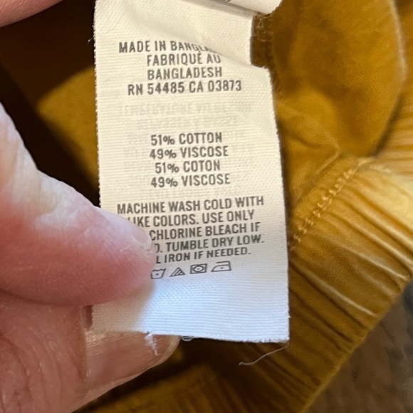 Aerie Mustard Puff Sleeve Crop Top – Size S - Picture 3 of 9